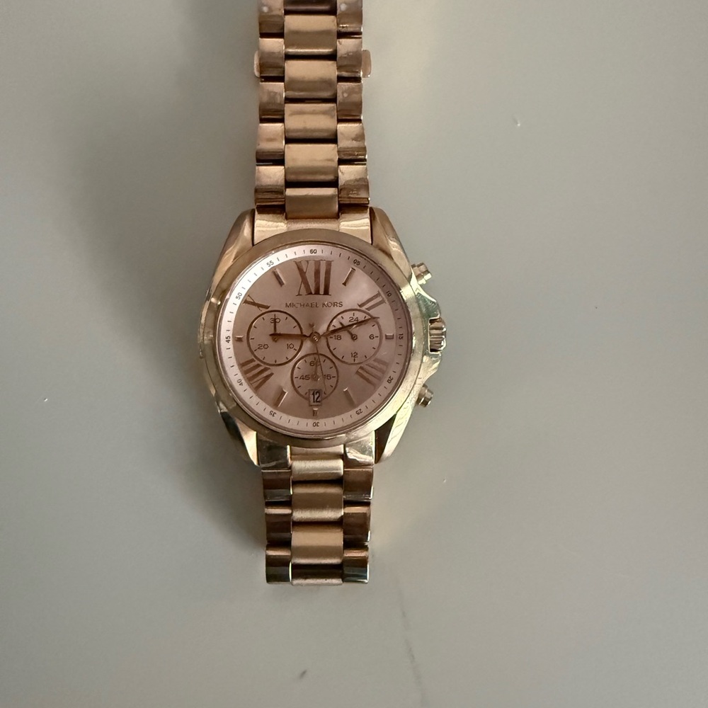 Michael Kors Rose Gold Chronograph Watch